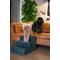 Show in main carousel: Noah & Paw Machine Washable Faux Leather 3 Step Dog Stairs, Dark Green slide 2 of 9