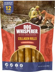 Dog Whisperer Collagen 5-inch Chicken Rolls, 8.5-oz, 12 count