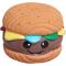 Show in main carousel: HuggleHounds Big Buns Foodies Hamburger Ruff-Tex Latex Squeaky Dog Ball Toy, Multicolor, Large slide 2 of 5