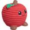 Show in main carousel: HuggleHounds Sweet Cheeks Foodies Apple Ruff-Tex Latex Squeaky Dog Ball Toy, Red, Large slide 4 of 6