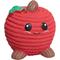 Show in main carousel: HuggleHounds Sweet Cheeks Foodies Apple Ruff-Tex Latex Squeaky Dog Ball Toy, Red, Large slide 3 of 6