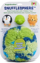 HuggleHounds HuggleSnuffles SnuffleSphere Squeaky Dog Games & Puzzle Ball Toy, Multicolor