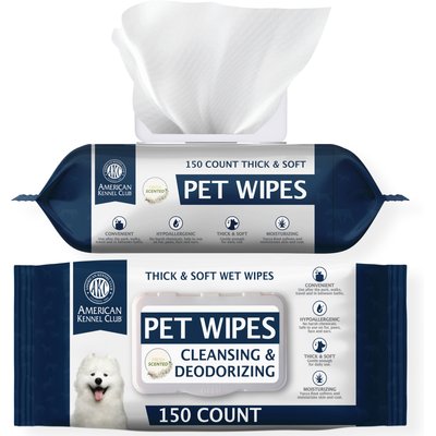 American Kennel Club American Kennel Club Hypoallergenic, Alcohol-Free Fresh Dog Wipes, 150 count