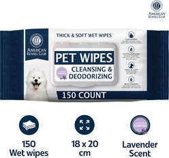 American Kennel Club Hypoallergenic, Alcohol-Free Lavender Dog Wipes, 150 count slide 2 of 4