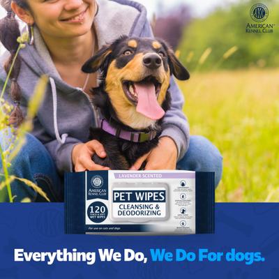 Show full view: American Kennel Club Hypoallergenic, Alcohol-Free Lavender Dog Wipes, 150 count slide 4 of 4