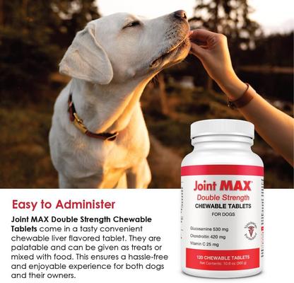 Show full view: Joint MAX Triple Strength Chewable Tablets for Dogs, 120 count slide 6 of 13