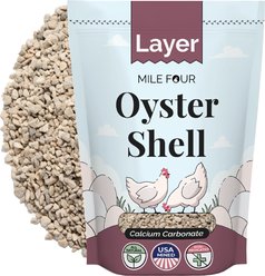Mile Four Oyster Shell Calcium Hen Supplement, 4-lb bag