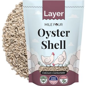 Mile Four Oyster Shell Calcium Hen Supplement, 4-lb bag