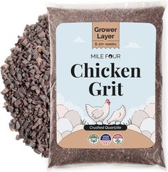 Mile Four Chicken Grit Digestive Poultry Supplement, 50-lb bag