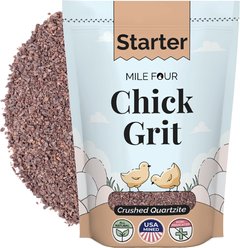 Mile Four Starter Chick Grit Digestive Supplement for Chickens, 4-lb bag