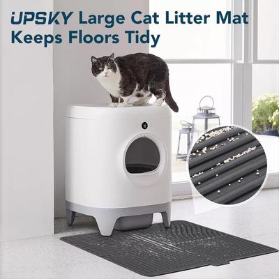 Show full view: UPSKY Waterproof & Washable Cat Litter Trapping Mat, Black, 31 x 24-in slide 8 of 8