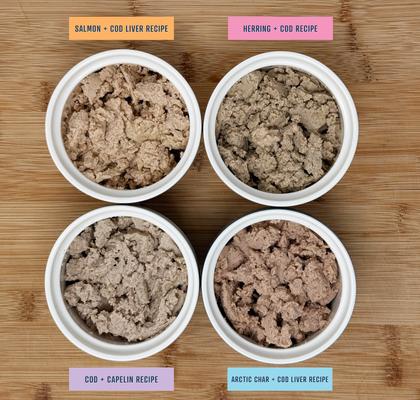 Show full view: Gunnis Taste of Iceland Herring & Cod Recipe Wet Cat Food Topper, 3-oz can, case of 17 slide 5 of 5