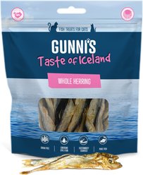 Gunnis Taste of Iceland Whole Herring Dehydrated Cat Treats, 1.5-oz bag