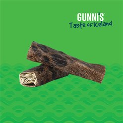 Gunnis Taste of Iceland Wolffish Skin 8-in Chewy Sticks Dog Natrual Chew Treats, 25 count slide 2 of 2