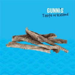 Gunnis Taste of Iceland Cod Skin Twists Dog Natural Chew Treats, 50 count slide 2 of 3