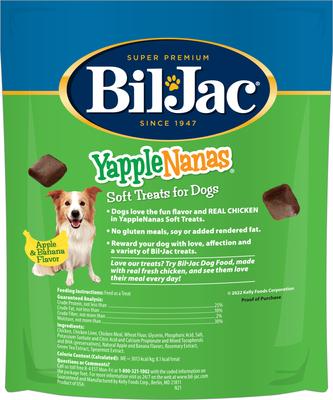 Show full view: Bil-Jac YappleNanas Apple & Banana Flavor Soft & Chewy Dog Treats, 10-oz bag slide 4 of 10