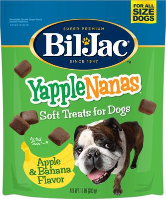 Show full view: Bil-Jac YappleNanas Apple & Banana Flavor Soft & Chewy Dog Treats, 10-oz bag slide 3 of 10