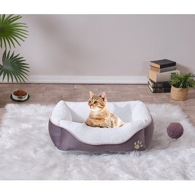 HOMLUX HOMLUX Cozy Indoor Dog & Cat Bed with Removable Washable Cover, Anthracite