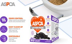 ASPCA Lavender Scented Pad Refills for Cat Litter Box, 16.9 x 11.4-in, 40 count slide 2 of 3