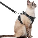 Supet Cat Harness & Leash, Black, Medium: 10.5 to 19.5-in chest