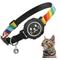 Show in main carousel: Supet Airtag Cat Collar with Soft Padding, Rainbow, Small: 7 to 9-in neck, 0.51-in wide slide 1 of 8