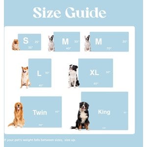 Lesure Waterproof Calming Double-Sided Jacquard Shag & Soft Sherpa Fleece Furniture Protector Dog & Cat Blanket, Blue, Small