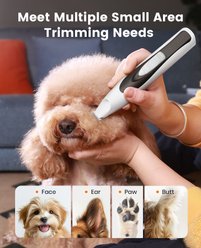 OneIsAll FC11 Low-Noise Dog Paw Trimmer with LED Light, 5.64-oz each slide 2 of 8