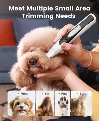 Show full view: OneIsAll FC11 Low-Noise Dog Paw Trimmer with LED Light, 5.64-oz each slide 7 of 9