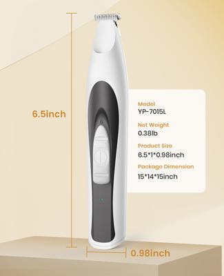 Show full view: OneIsAll FC11 Low-Noise Dog Paw Trimmer with LED Light, 5.64-oz each slide 8 of 9