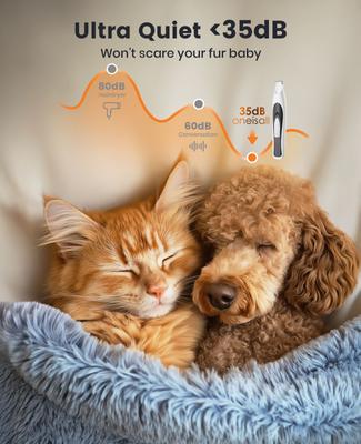 Show full view: OneIsAll FC11 Low-Noise Dog Paw Trimmer with LED Light, 5.64-oz each slide 5 of 9