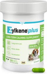 Vetoquinol Zylkene Plus 225-mg Capsules Calming Supplement for Dogs, 30 count