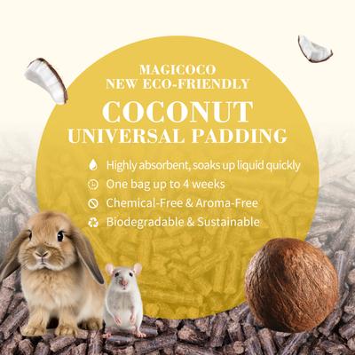 Show full view: Magicoco Non-clumping Coconut Pellet Cat Litter, 5-lb bag slide 9 of 10