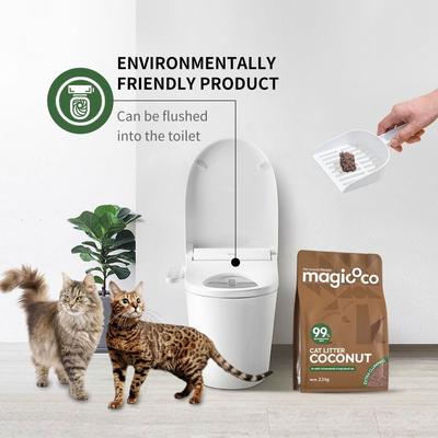 Show full view: Magicoco Ultra-Strength Clumping Coconut Cat Litter for Multi-Cat Households, 5-lb bag slide 5 of 11