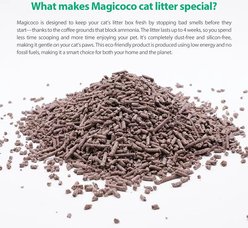 Magicoco Maximum Odor Defense Coconut Clumping Cat Litter, 5-lb bag slide 2 of 9