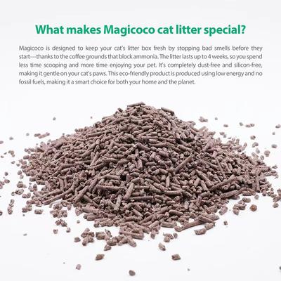 Show full view: Magicoco Maximum Odor Defense Coconut Clumping Cat Litter, 5-lb bag slide 8 of 11