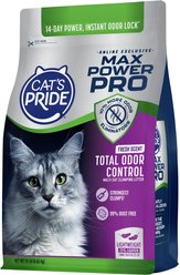 Cat's Pride Max Power PRO Online Exclusive Total Odor Control Fresh Scent Multi-Cat Clumping Litter, 19-lb bag slide 2 of 6
