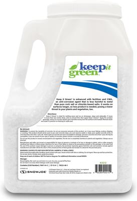 Show full view: Snow Joe Keep It Green KIG Snow & Ice Melter, 12-lb jug slide 4 of 6