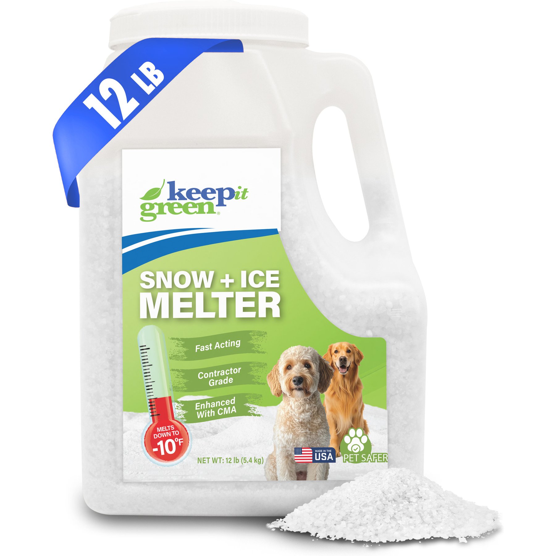 Snow Joe Keep It Green KIG Snow & Ice Melter, 12-lb jug