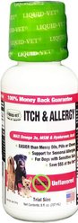 Liquid-Vet K9 Itch & Allergy Relief Unflavored Liquid Supplement for Dogs, 8-fl oz