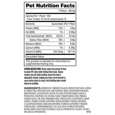 Show full view: Milk-Bone Original Brushing Chews Large Chicken Flavor Daily Dental Dog Treats, 18 count slide 8 of 10