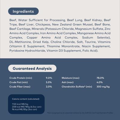 Show full view: ZIWI Peak Beef Recipe Canned Cat Food, 3-oz, case of 24 slide 6 of 12