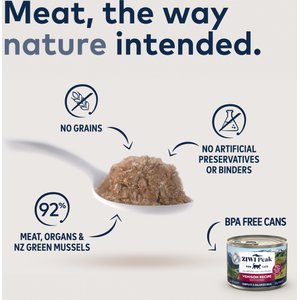 ZIWI Peak Venison Recipe Canned Cat Food, 6.5-oz, case of 12