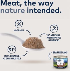 ZIWI Peak Beef Recipe Canned Dog Food, 13.75-oz can, case of 12 slide 2 of 9