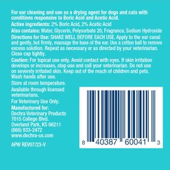 MalAcetic Otic Cleanser for Dogs & Cats, 8-fl oz bottle slide 2 of 6