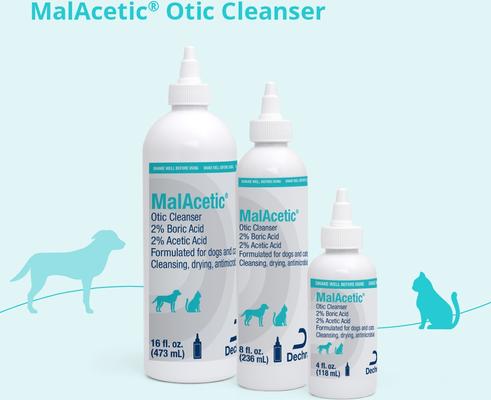 Show full view: MalAcetic Otic Cleanser for Dogs & Cats, 8-fl oz bottle slide 6 of 9