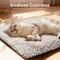 Show in main carousel: Mora Pets Self-Warming Cat Bed with Removable Cover, Light Grey, Small slide 6 of 10