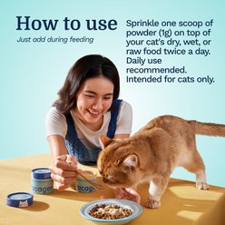 Pacagen Salmon Flavored Powder Allergen Reducing Supplement for Cats, 1 count slide 2 of 5