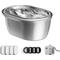 Show in main carousel: Petlibro Stainless Steel Dog & Cat Water Fountain, 3-L + 1 Replacement Water Pump slide 1 of 8