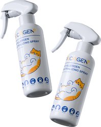 Pacagen Allergen Neutralizing Natural Scent Cat Air Purifier Spray, White, 9.3-fl oz bottle, 2 count