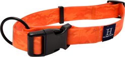 Hamilton Go Boldly Waterproof Polyester Standard Dog Collar, Orange, Small/Medium: 12 to 18-in neck, 5/8-in wide